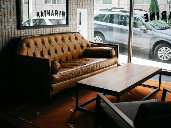 lädersoffa
